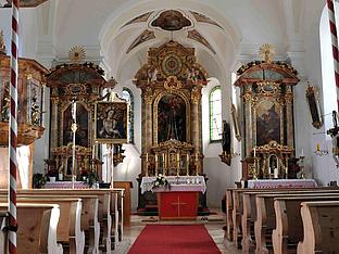 Harenzhofen, Filialkirche St. Ägidius. Bild: Thomas Winkelbauer