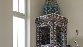 Kanzel in der Moschee von Treuchtlingen. Foto. Geraldo Hoffmann/pde
