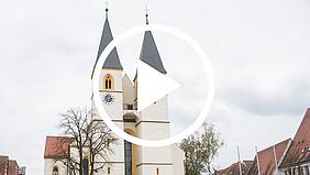 Die Stiftsbasilika St. Vitus und St. Deocar in Herrieden. pde-Foto: Anika Taiber