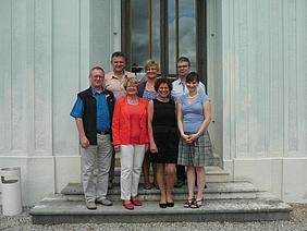 v.l. Andreas Prommersberger, Klemens Sandner, Franziska Böhm, Ulrike Betz, Maria Tilgner, Josef Böhm, Karin Lender
