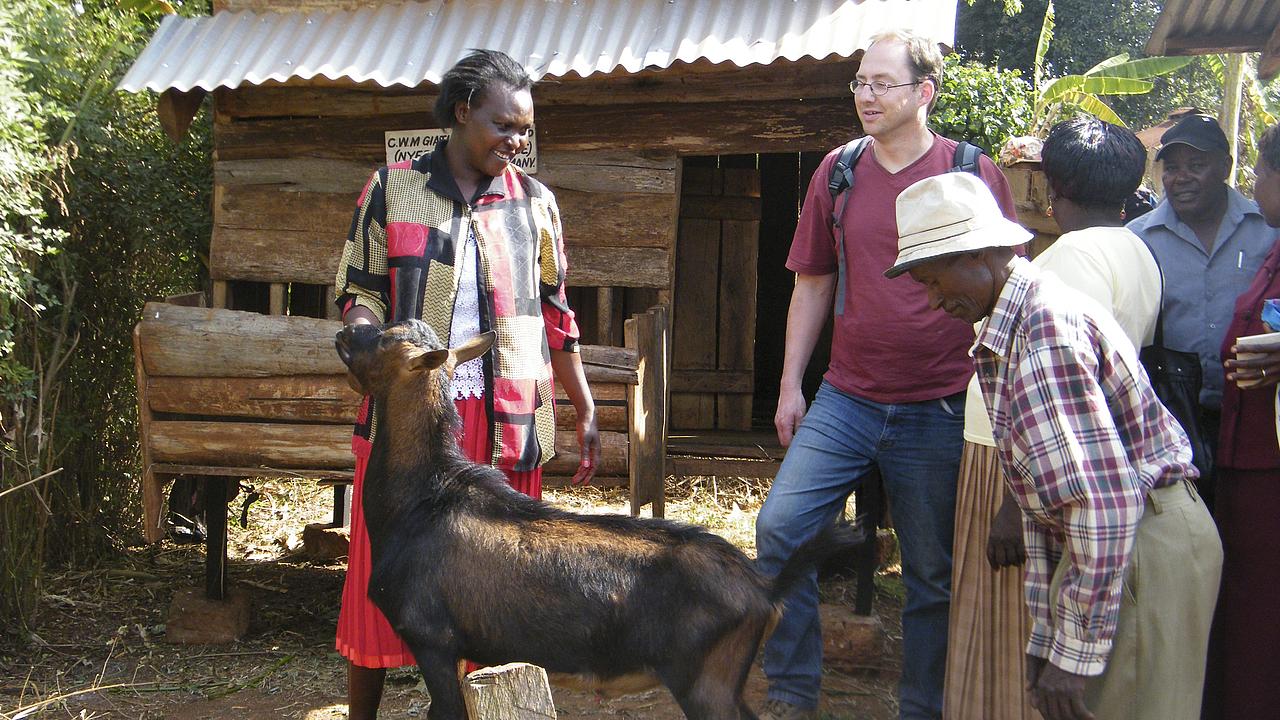 Ziegenprojekt in Nyeri/Kenia. Foto: Andreas Holl