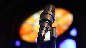 Mikrofon in Kirche