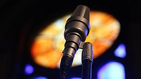 Mikrofon in Kirche