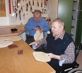 Die Männerwerkstatt im Seniorenheim in Gerolfing ist eröffnet worden. Foto: Peter Esser/Caritas
