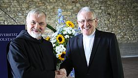 Bischof Hanke und Bischof Timmerevers bei einer Begegnung in der Willibaldswoche 2018. 