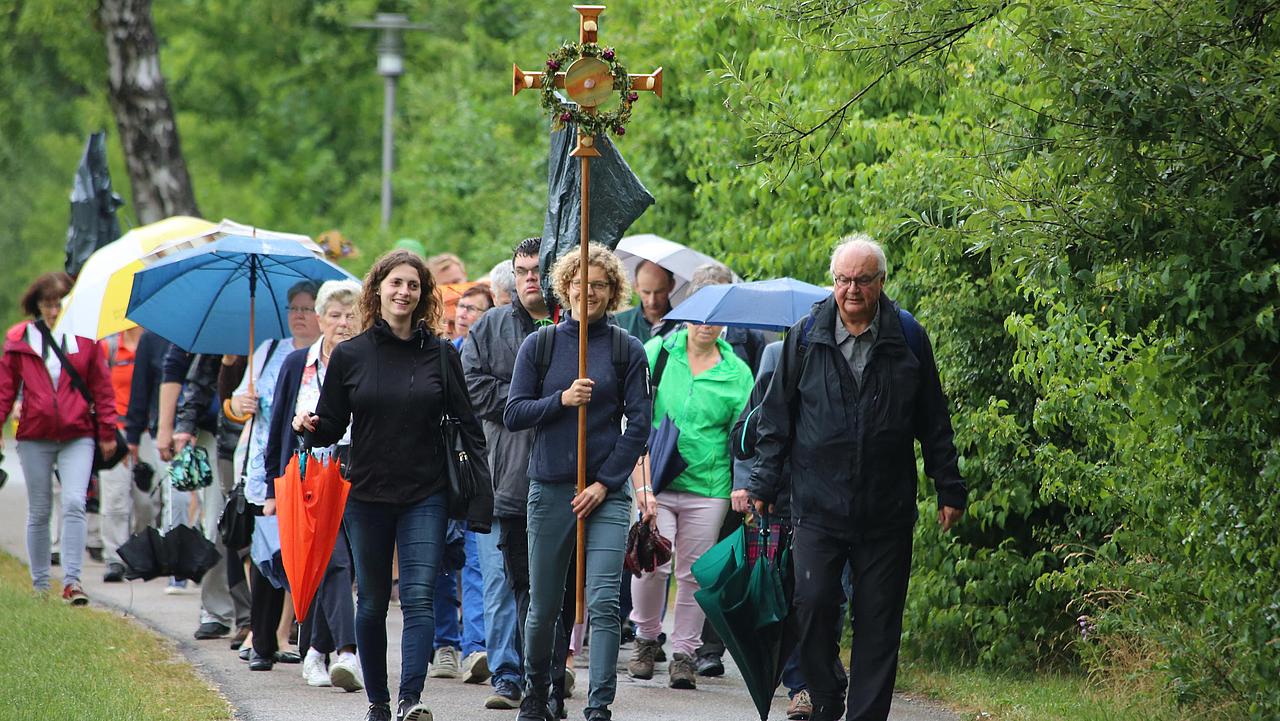 Sternwallfahrt der Pfarreien und Pastoralräume zum Willibaldsfest. pde-Foto: Geraldo Hoffmann