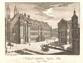 Die fürstbischöfliche Residenz in Eichstätt, 1791. 