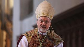 Bischof Gregor Maria Hanke predigt am Ostersonntag im Eichstätter Dom. Foto: Geraldo Hoffmann