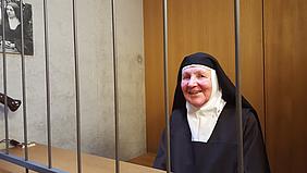 Sr. Evamaria Heigl, Priorin der Karmelitinnen in Wemding beim Interview. pde-Foto: Bernhard Löhlein