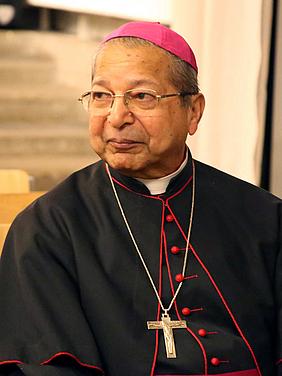 Indischer Bischof Valerian D´Souza von der Eichstätter Partnerdiözese Poona.