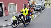 Globetrotter auf dem Fahrrad; Foto: Bernhard Löhlein