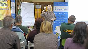 Artiom Grygoryan hält Seminare
