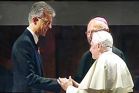 Christian Heiß bei Papst Benedikt