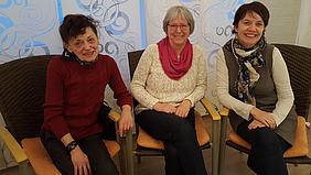von links: Margit Kirschner, Sabine Soßdorf, Birgit Jürgens; Foto: Bernhard Löhlein