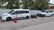 Zahlreiche Reifen wurden an mehreren Caritas-Autos in Ingolstadt zerstochen