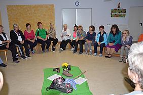 Neue Impulse zur Gestaltung einer Sport- bzw. Übungsstunde holten 30 Frauen in der DJK Frauenkonferenz (Foto: Nikolaus Schmidt)