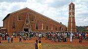 Die Kathedrale des Erzbistums Gitega in Burundi. 