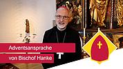 Adventsansprache Bischof Gregor Maria Hanke. Foto: Johannes Heim/pde
