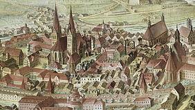 Stadtbild von Eichstätt von Johann Michael Franz
