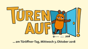 Logo der Aktion „Maus-Türöffner-Tag“. pde-Foto: WDR