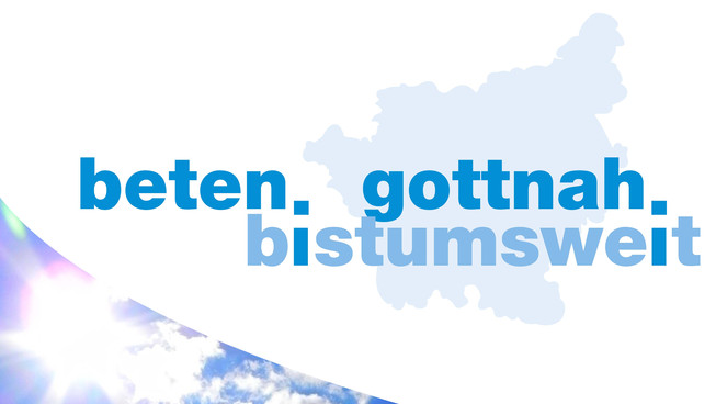 Logo beten gottnah bistumswei. pde-Grafik